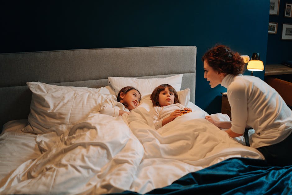 nighttime family routine