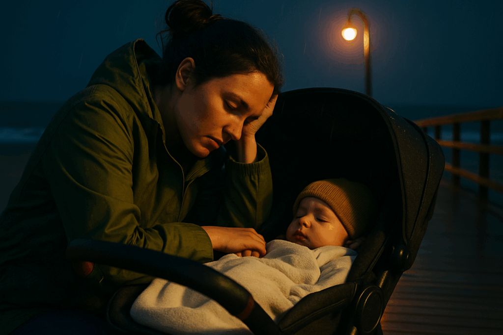 nighttime motherhood reflection
